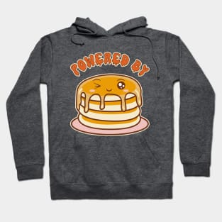 Powered By Pancakes Funny Kawaii Breakfast Hoodie